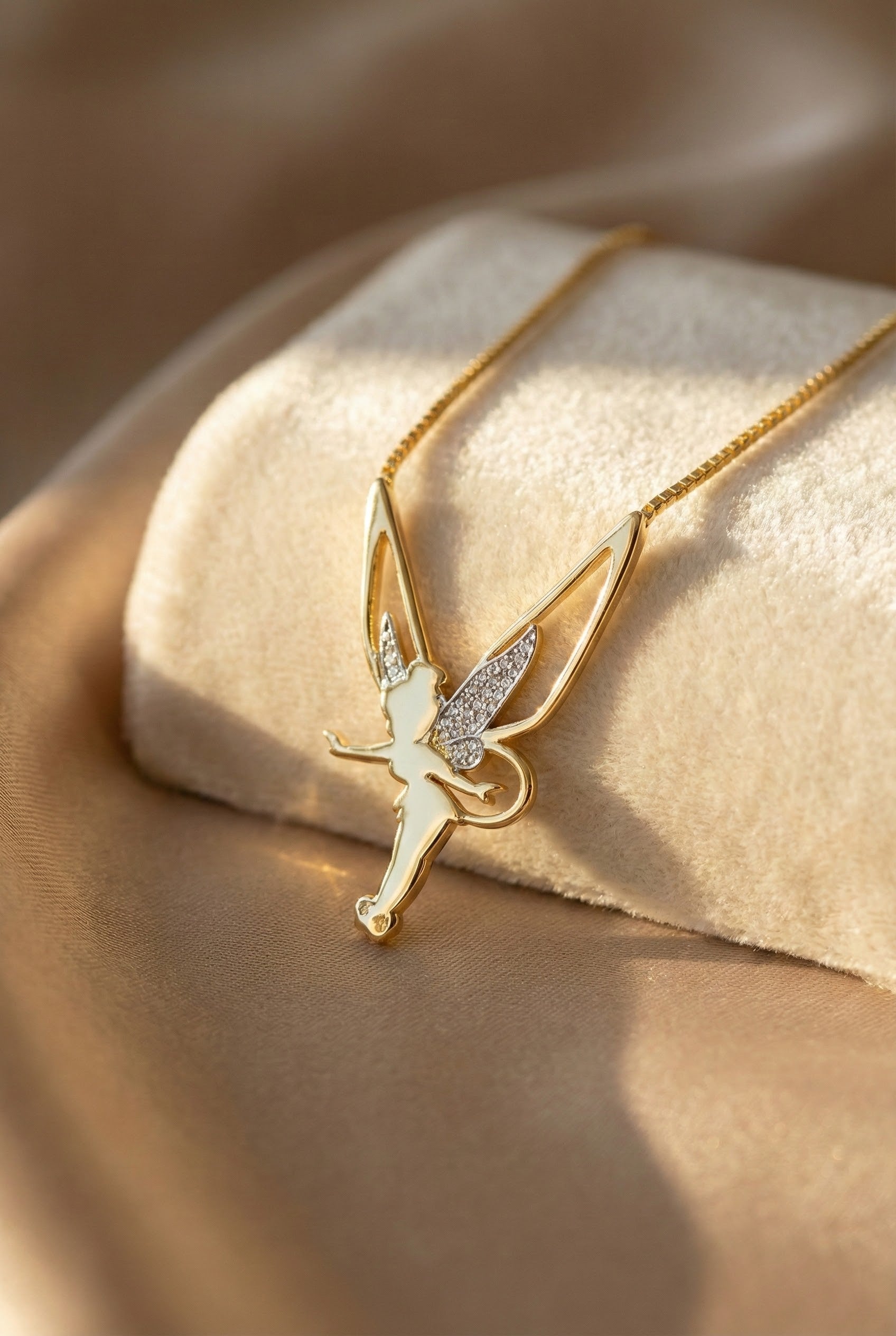 Golden Fairy Charm Necklace