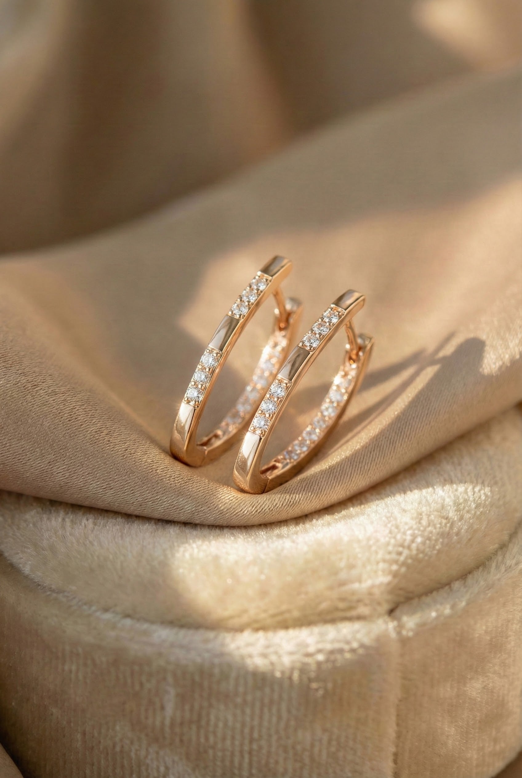 Elegant Zirconia Stone Earrings