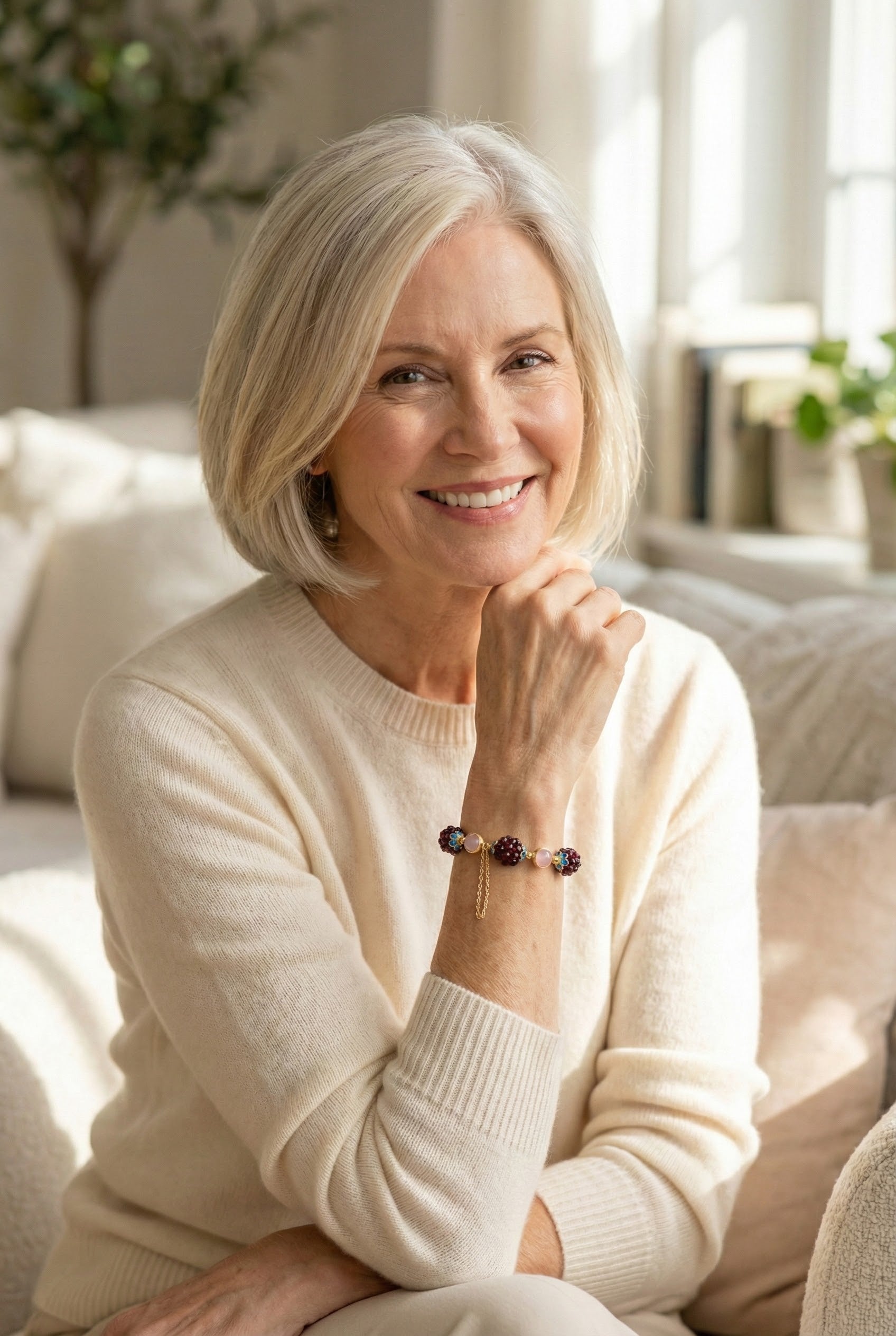 Gemstone Berry Bracelet