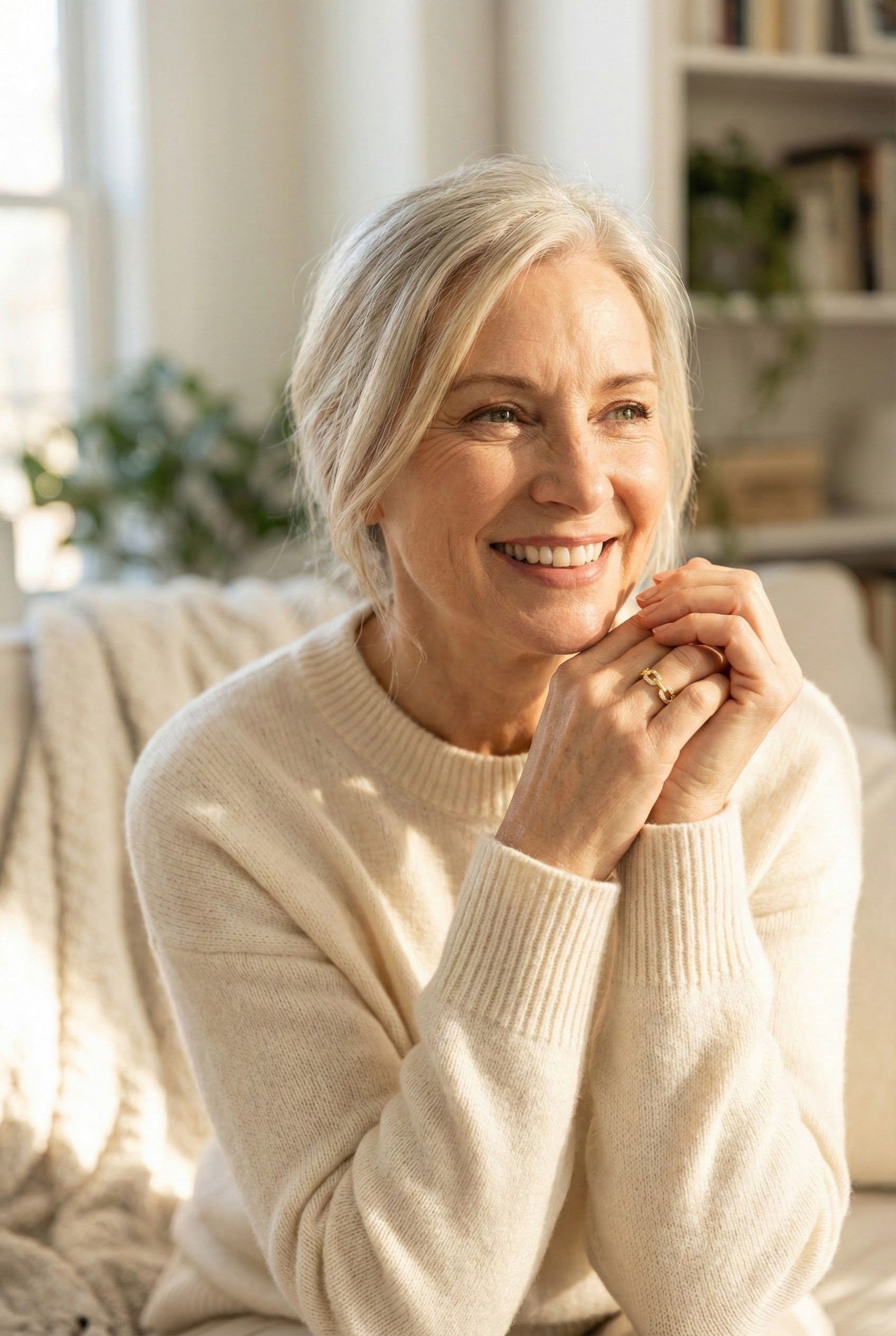 Radiant Bond Chain Gold Ring