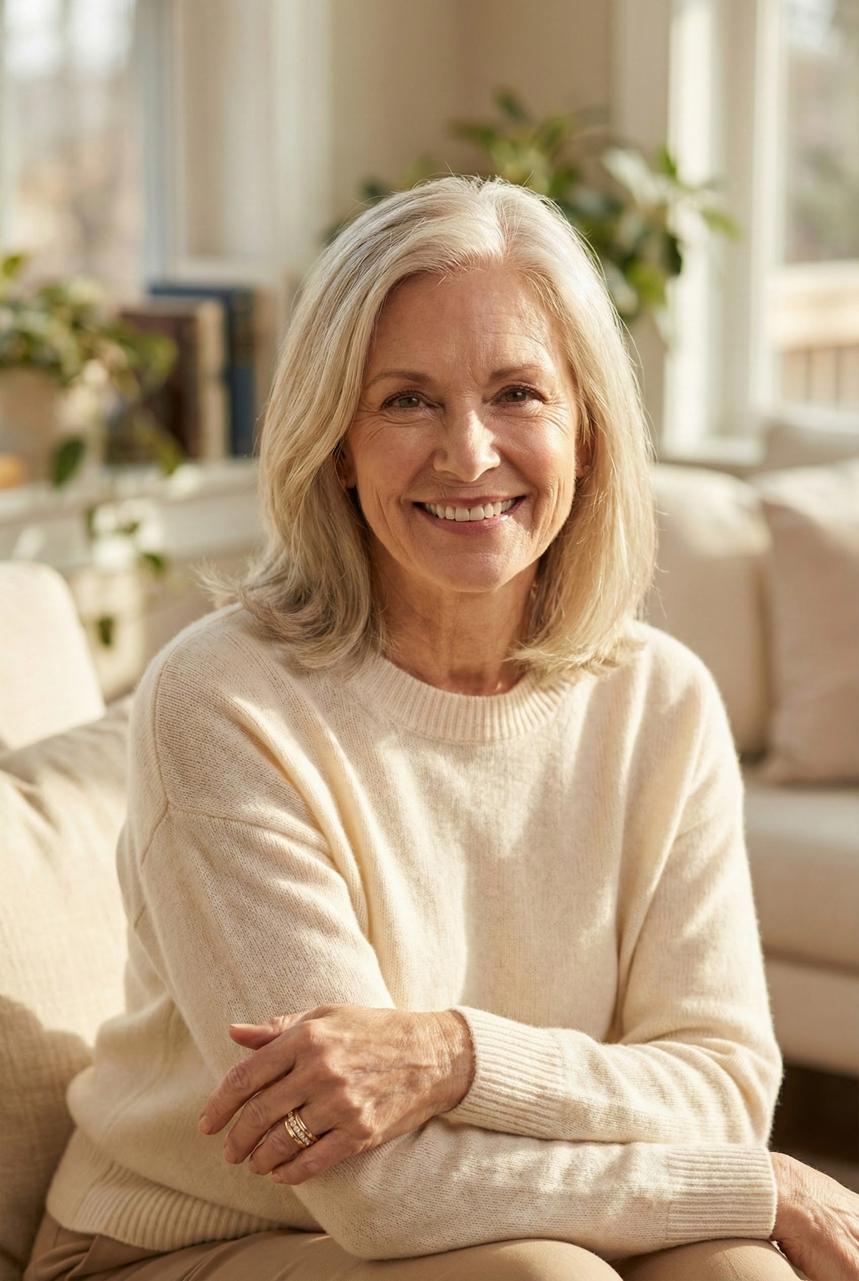 Vintage Zirconia Inlaid Ring