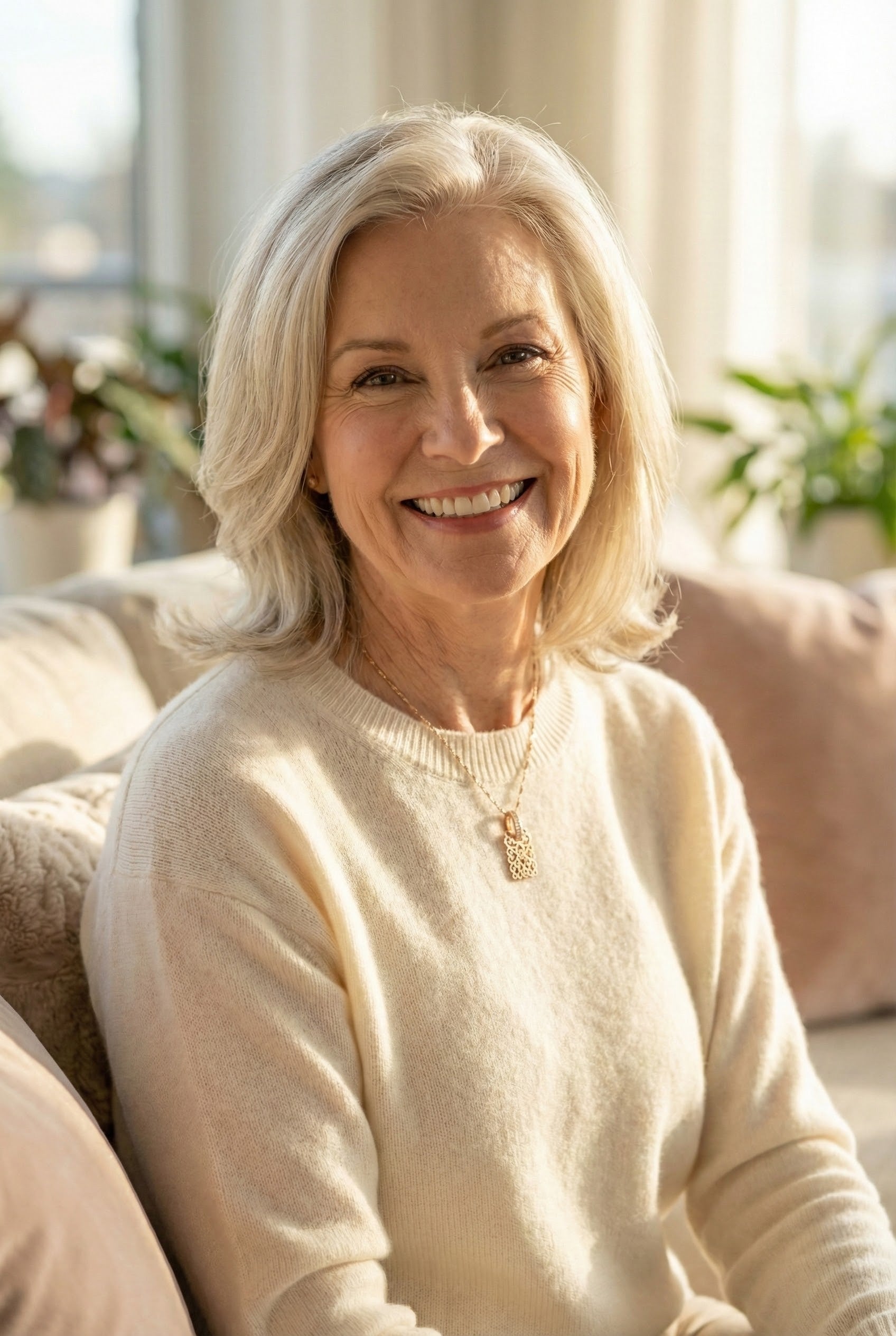 Chic Gold Mandala Pendant Necklace