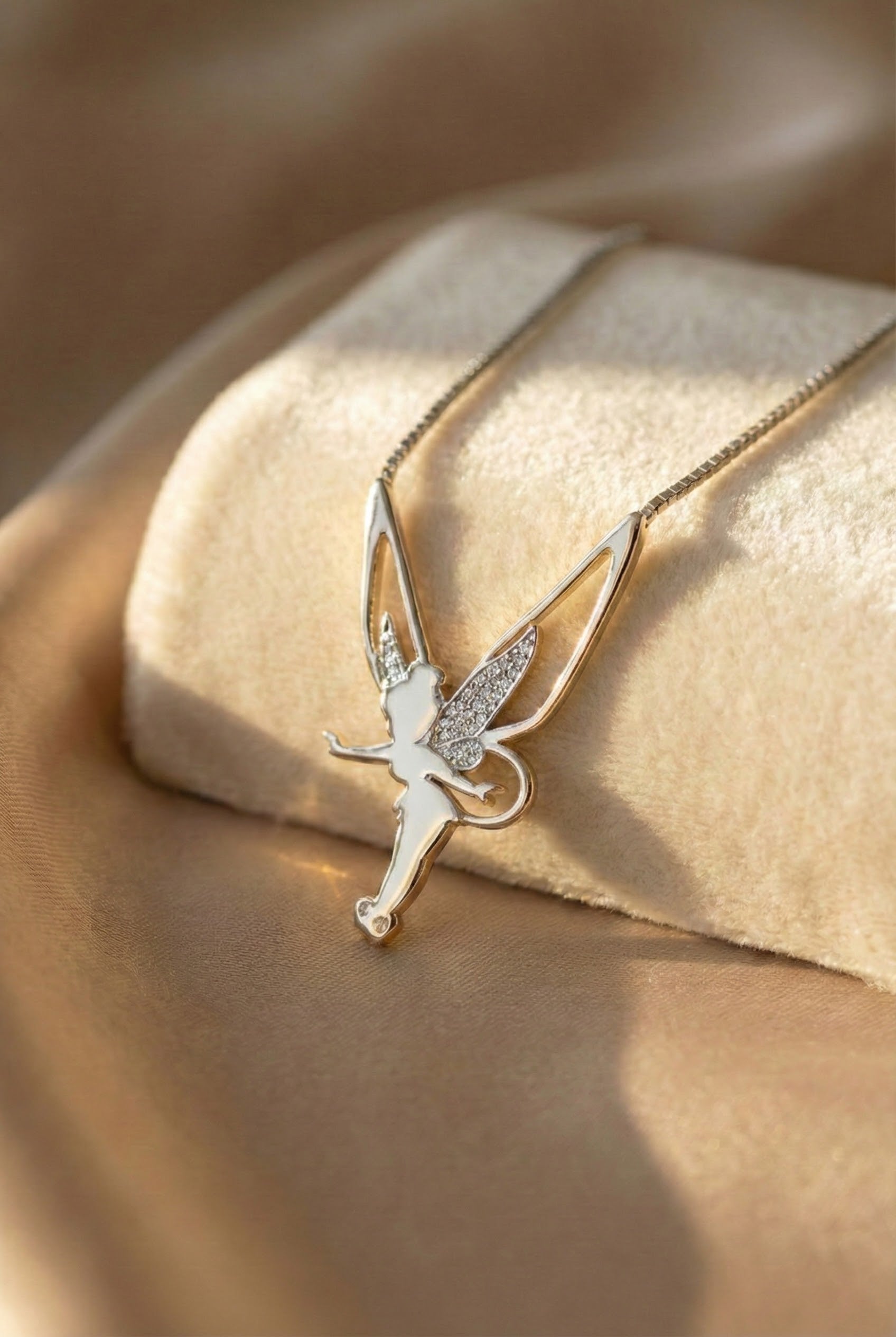 Golden Fairy Charm Necklace