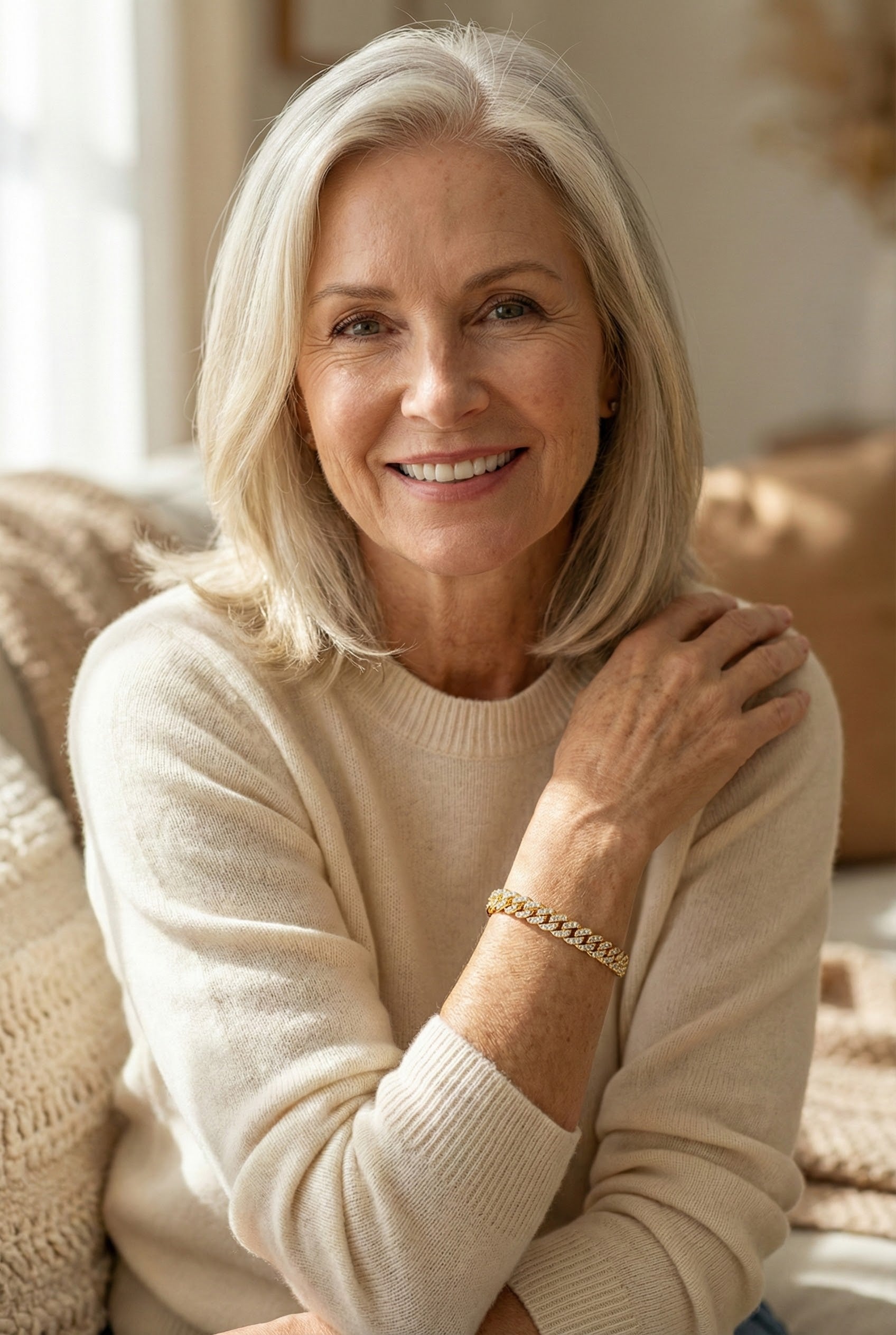 Moissanite Cuban Link Bracelet