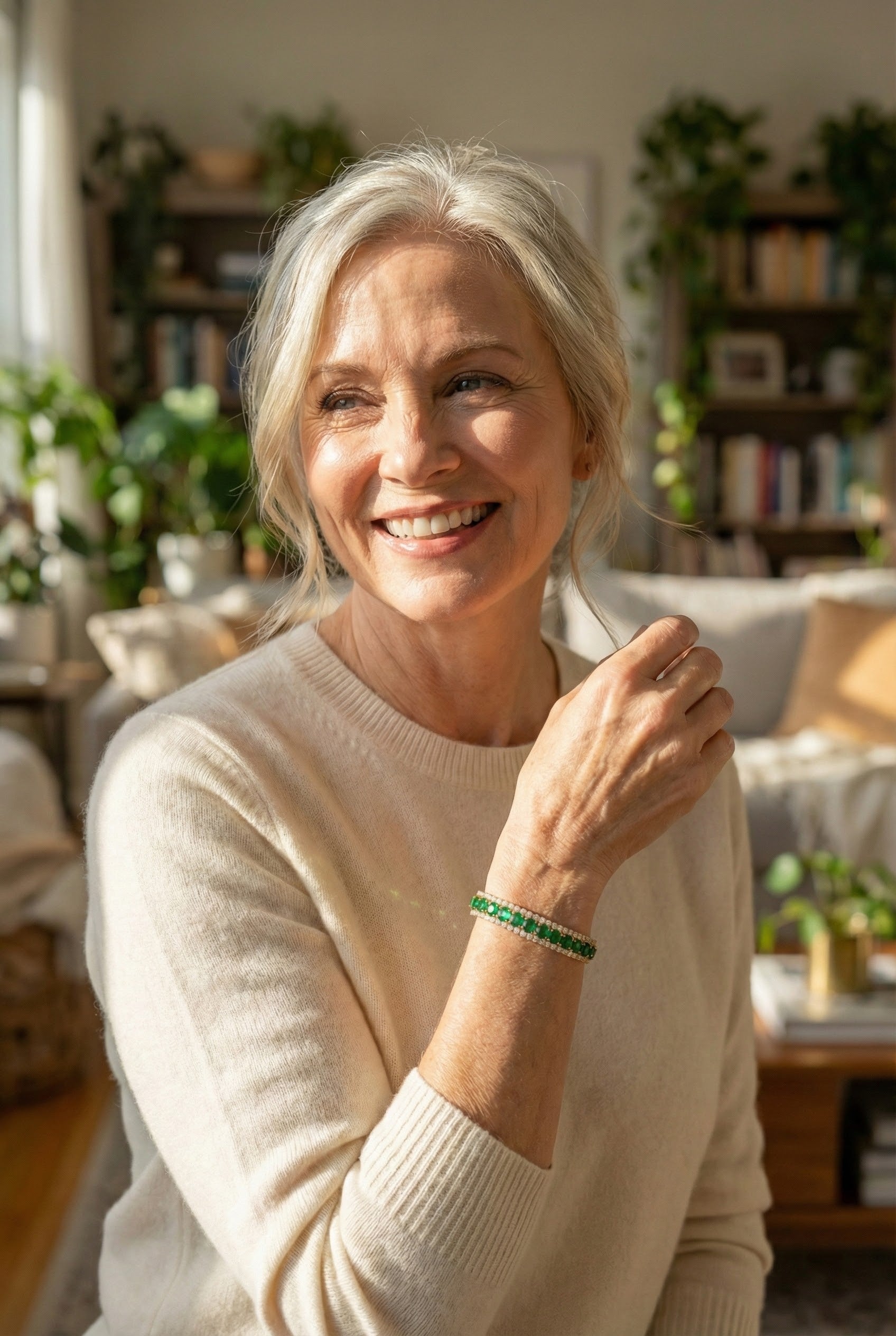 Emerald Gold Bracelet