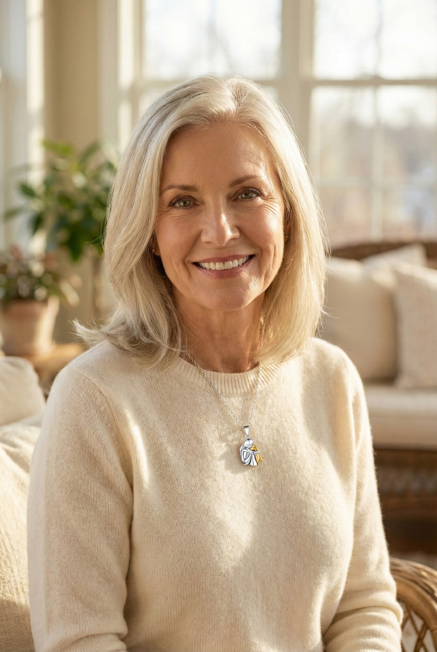 Hug Pendant Necklace