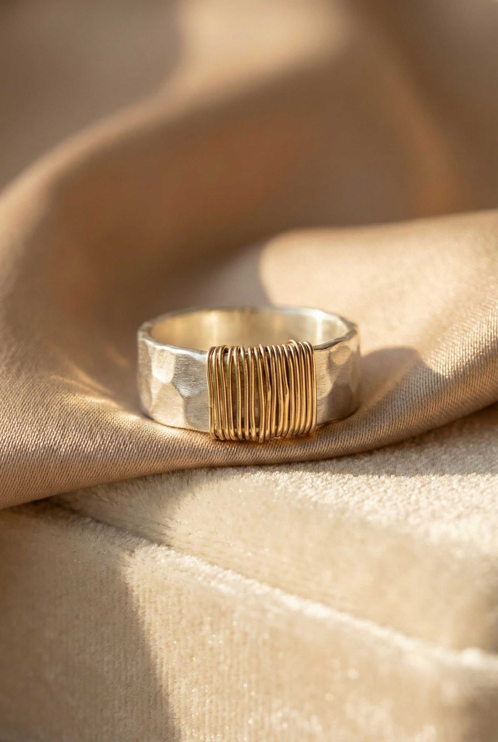Timeless Gold and Silver Vintage Ring