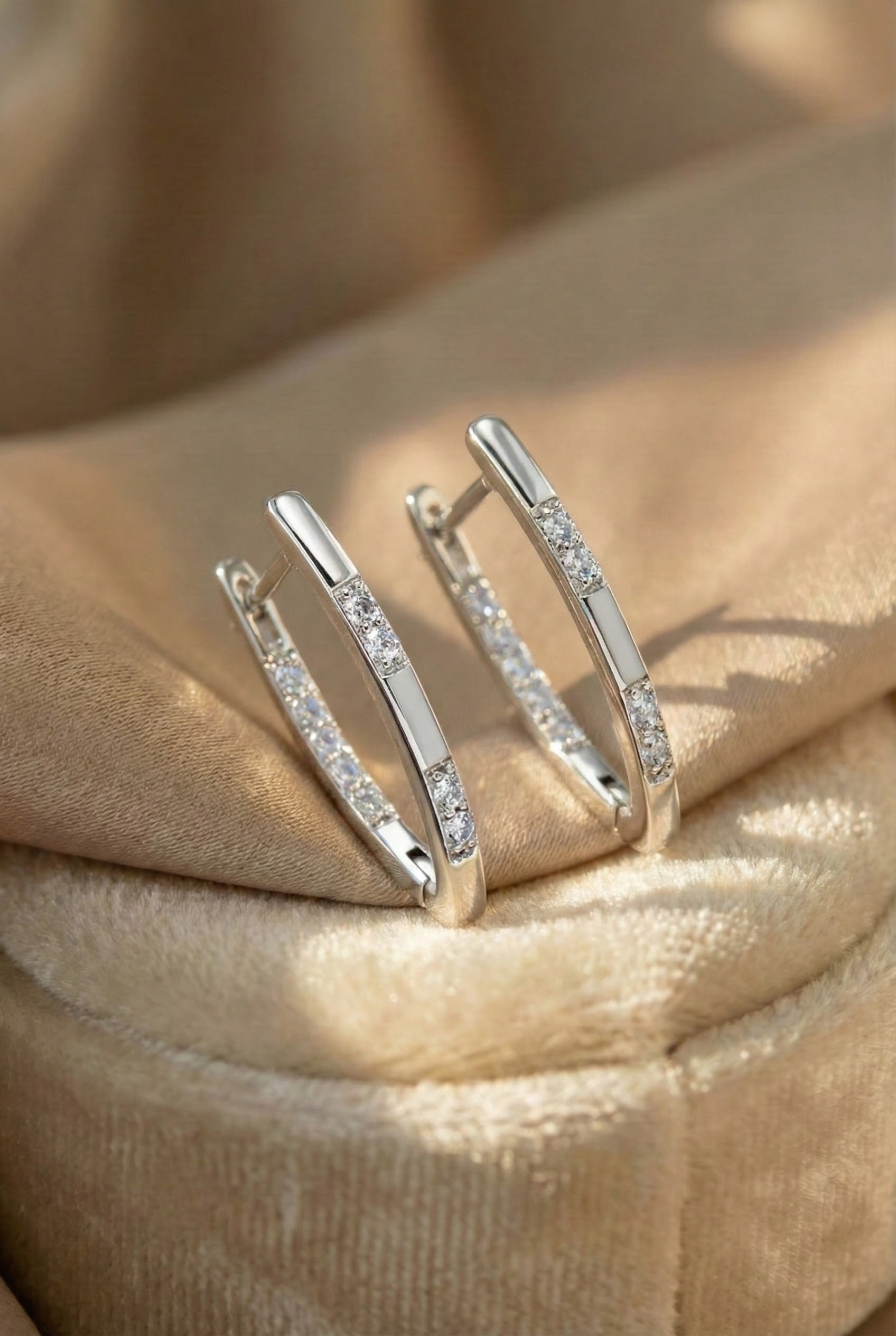 Elegant Zirconia Stone Earrings