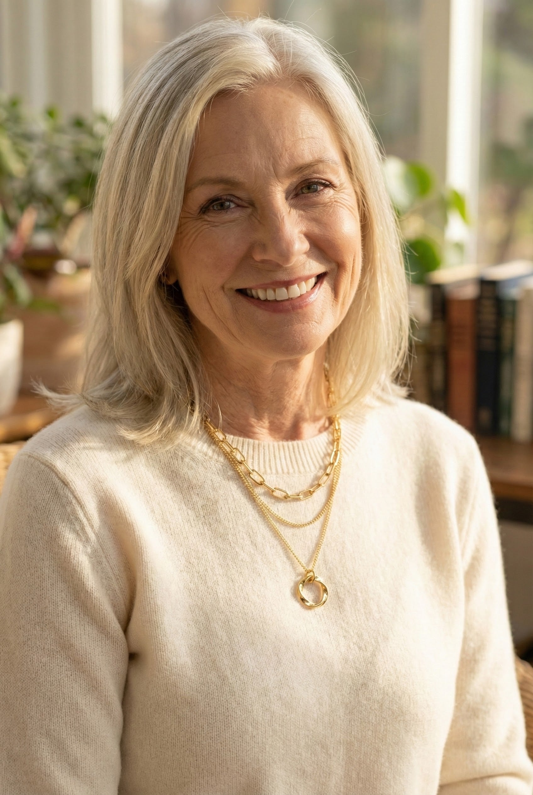 Elegant Gold Layered Necklace with Pendant