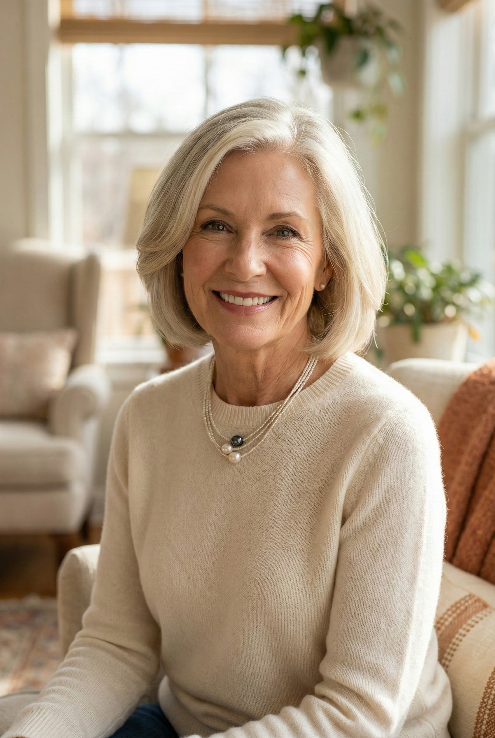 Vintage-Style Pearl Necklace