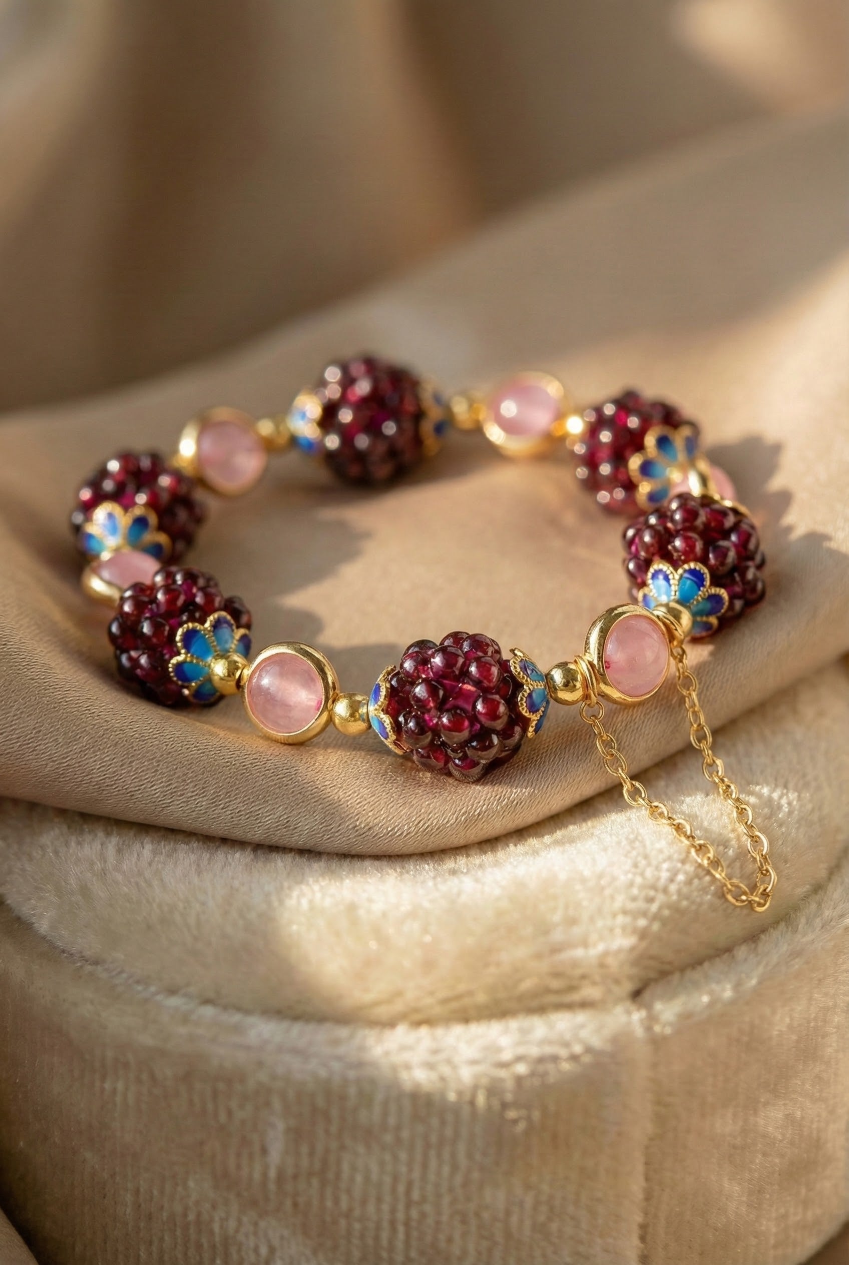 Gemstone Berry Bracelet