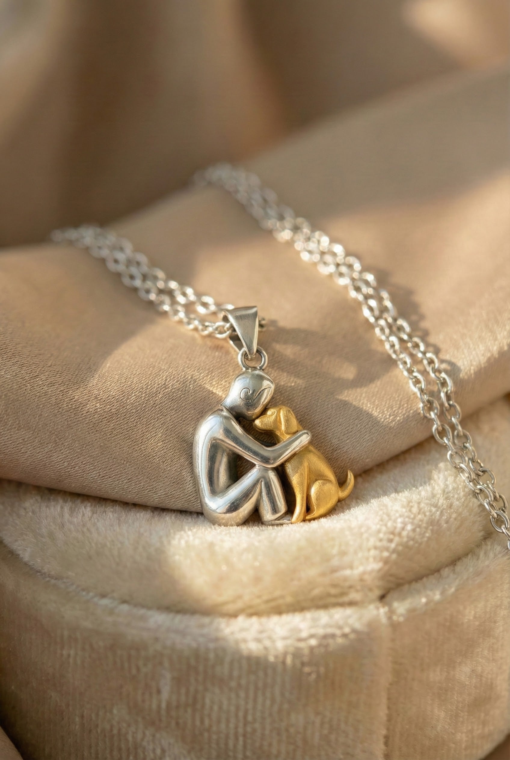 Hug Pendant Necklace