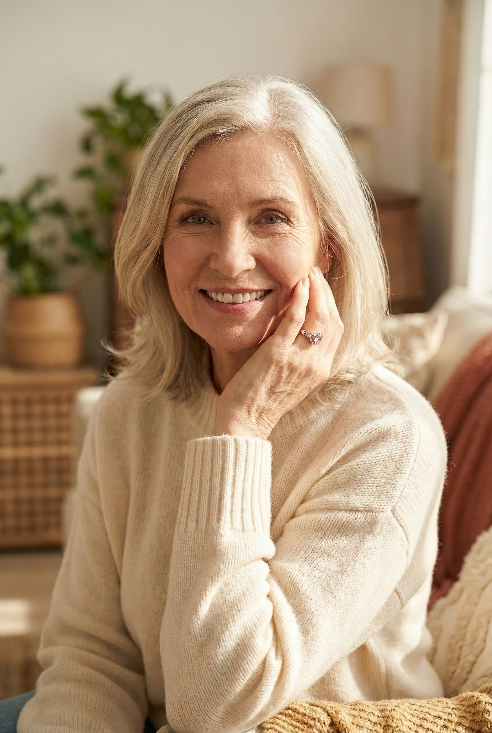 Exclusive Rose Crystal Gold Ring
