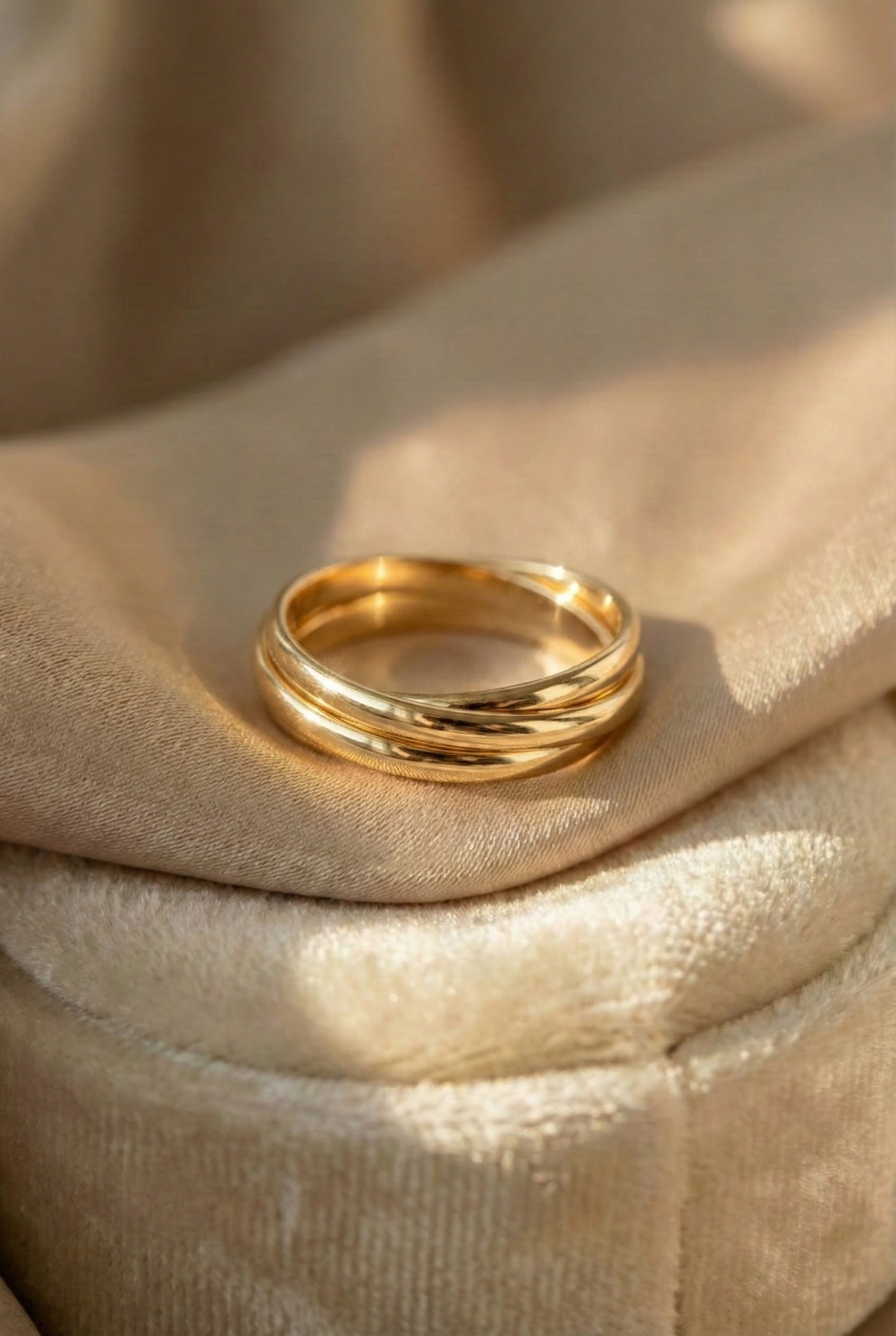 Golden Léna Trielle Ring